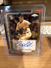 2025 Topps Gilded Cast In Gold /199 CHASE DOLLANDER Auto Rockies (RC) #GOLD-CD