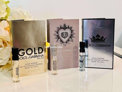 3 Dolce & Gabbana Devotion Perfume Sample for men Pour Homme NEW & FRESH