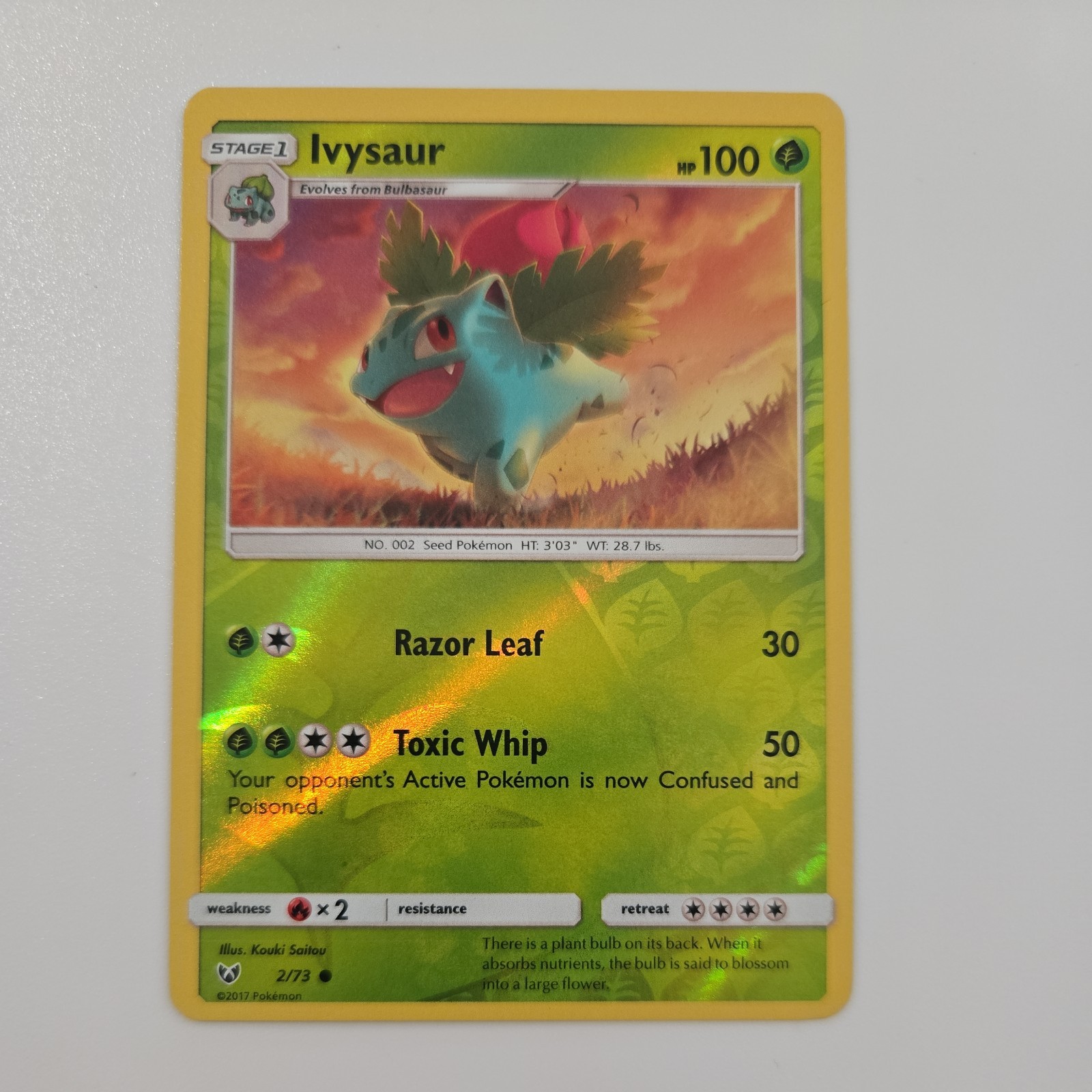 Ivysaur from Shining Legends