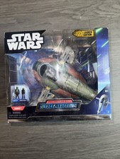Star Wars Micro Galaxy Squadron Boba Fett's Starship Launch Edition UNOPENED NEW