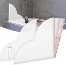 Shower Splash Guard for Bathtub - 2 Pack Corner with...