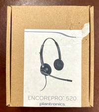 Plantronics EncorePro HW520 520 Black Headband Headset - New
