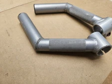 Vintage 90s Control Stix Mountain Bike Bar Ends Angled 6" Long x 22.2mm  Silver