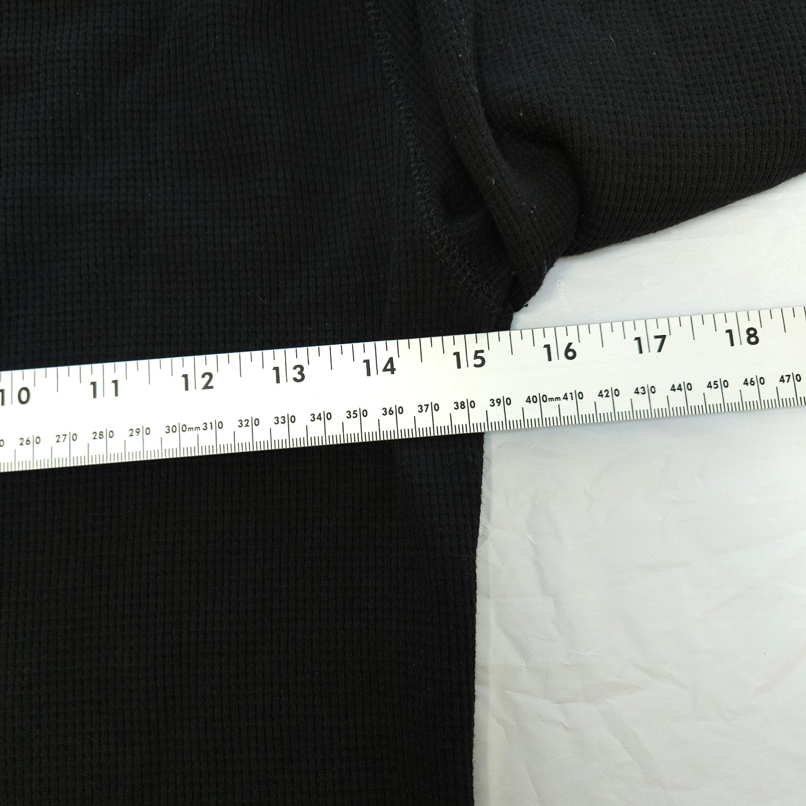 Simple Black Shirt Basic Long Sleeve Medium Women… - image 3