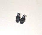 Vintage Barbie Doll - BLACK Open Toe Shoes (JAPAN)