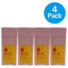 Bio-Oil Skincare Oil Natural 60mL / 2 fl. oz. for Scars Stretch Marks 4 Pack