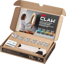 3M CLAW(TM) 15 lb. Drywall Picture Hanger With Spot Marker – 6 Pack