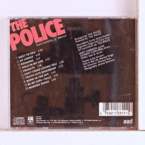 The Police - Outlandos D'amour (CD) - Picture 2 of 2