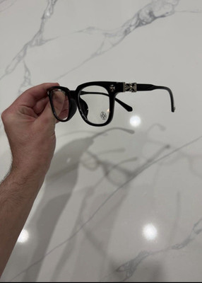 Chrome Hearts Black Square Optical Glasses 35238152_66908323_600.jpg main image 3