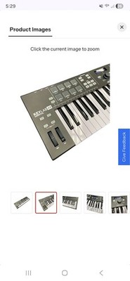 Arturia KeyLab Essential 49 MIDI Keyboard Controller, 49 Keys, Pitch Wheel, Pads