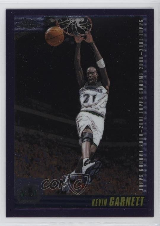 2000-01 Topps Chrome Kevin Garnett #16 HOF 0hl
