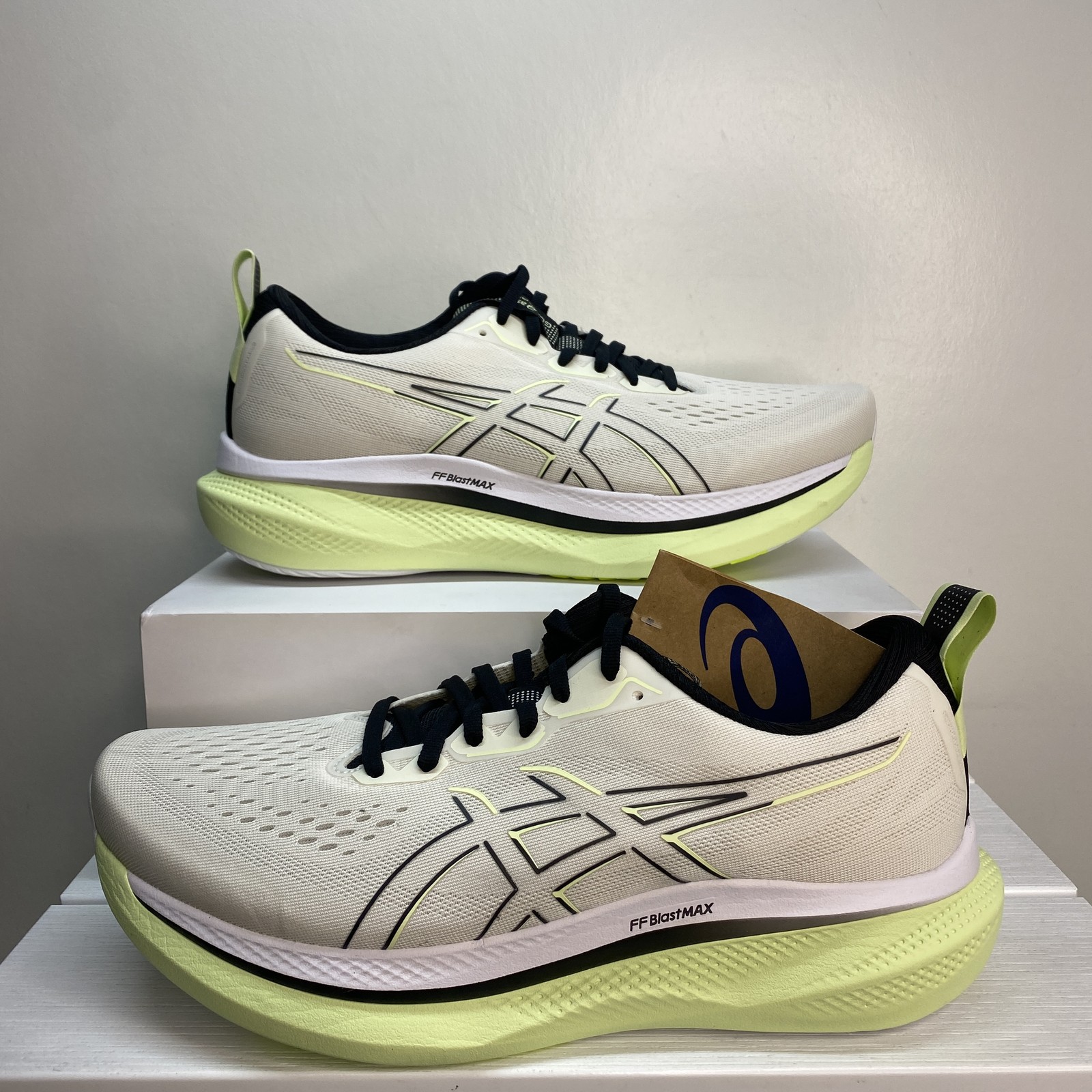 Asics Glideride Max Mens Size 11 Birch Black Mesh Upper Lace Up Running Shoes thumbnail 7