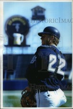 1994 Press Photo Brewers catcher Mike Matheny #22 - mjt11293