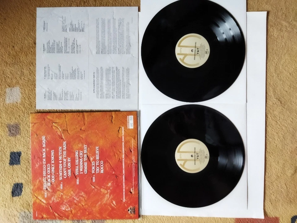 Y & T  - Endangered species    LP    1998/2022   NIGHT 371   rare press - Image 2 of 2
