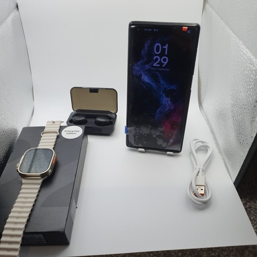 Samsung Galaxy S22 Ultra 128gb burgundy + Zubehör
