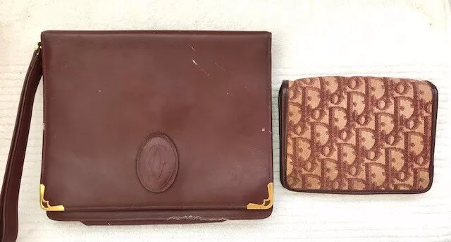 VENTE GROUPÉE !!! Sac Cartier authentique et portefeuille Dior