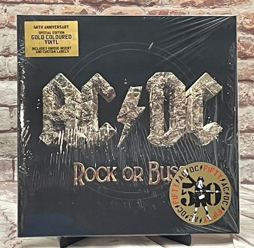 AC/DC - Rock or Bust- 50th Anniversary - Gold Vinyl - Gatefold