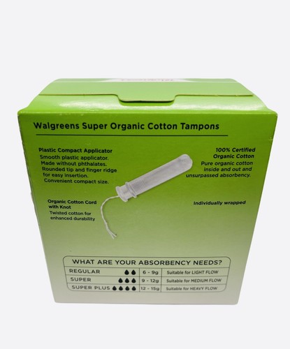 Super Bio Baumwolle Tampons 16 ct Neu - Bild 3 von 3