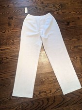 NWT Vintage I.L.U I love you Womens Pants, White Size 3, made in USA