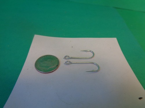 Ganchos de níquel salmón Mustad, talla 4, #7940D, 100 unidades, 1 caja (Nuevos) - Imagen 3 de 7
