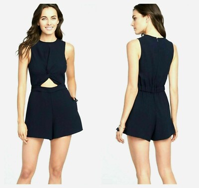 RACHEL ROY SEXY   DAYA  TWISTED  FRONT  CUTOUT  ROMPER  Sz  6  NWT  $ 129