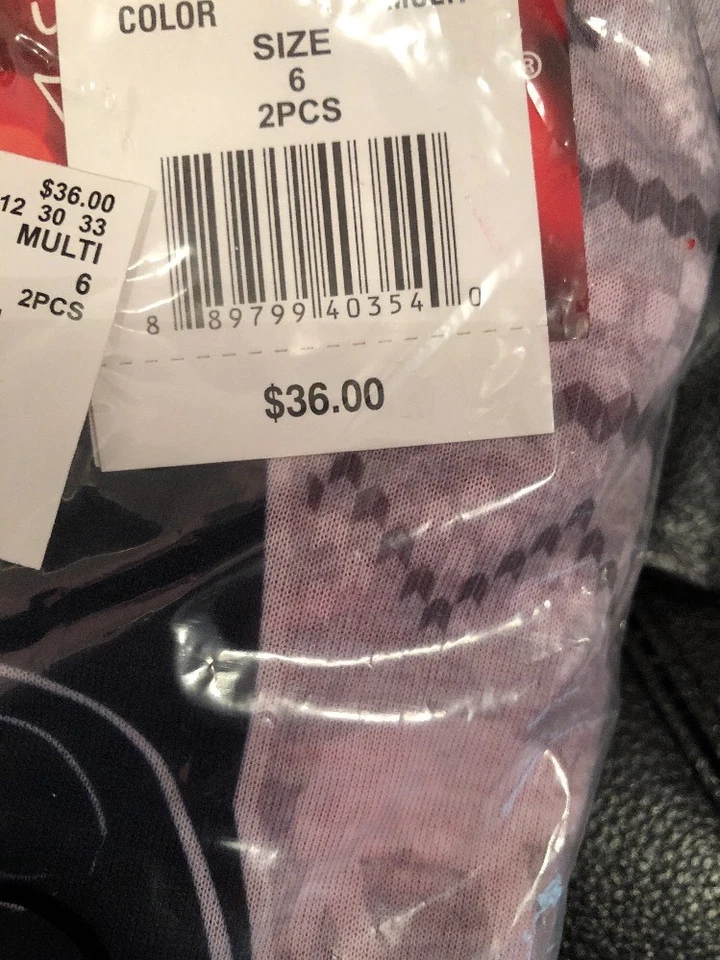 NWT~ Girl Size 6 Star Wars Darth Vader & Stormtrooper Top & Bottoms Pajama Set - Image 4 of 4