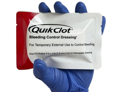 QuikClot Advanced Clotting Rolled Gauze - 3 x 48 in