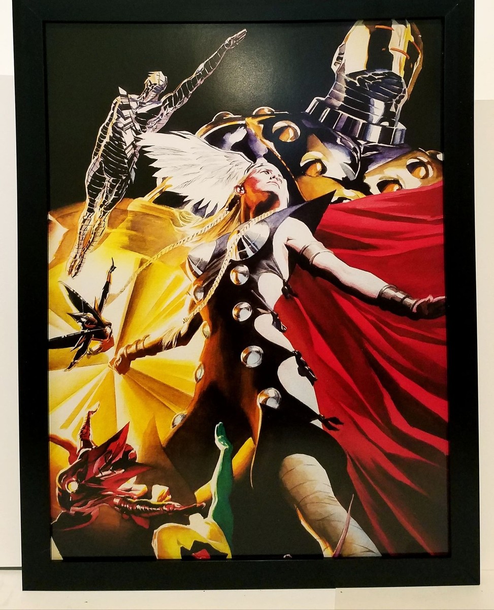 Earth X Thor by Alex Ross 9x12 FRAMED Marvel Comics Art Print