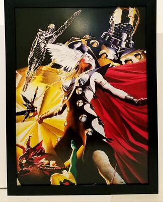 Earth X Thor by Alex Ross 9x12 FRAMED Marvel Comics Art Print
