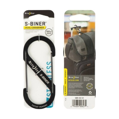 Nite Ize S-Biner Karabiner Größe 5 - schwarz