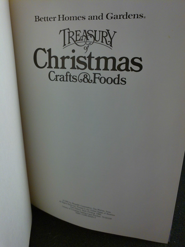 Better Homes and Gardens Treasury of Christmas Crafts and Foods Hardcover 1980 - Imagen 7 de 10