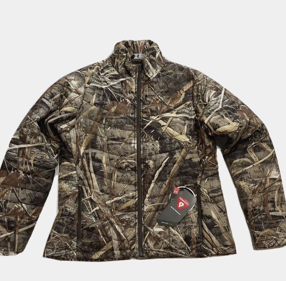 Under Armour women's Frost puffer Hunting Jacket - size Large -Realtree Max camo - Image 3 of 4