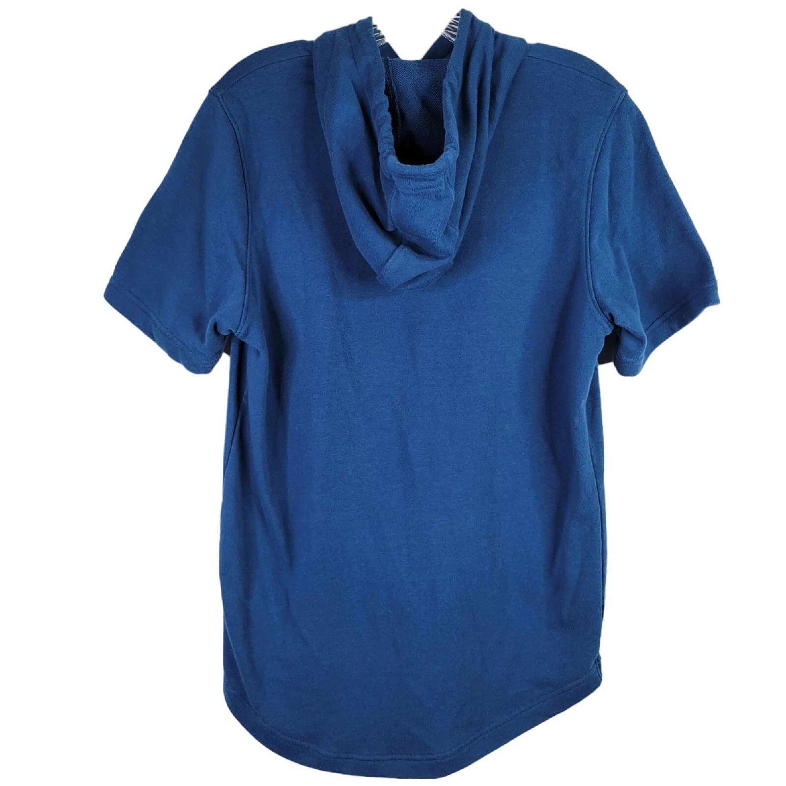 VETEMENTS Felpa con cappuccio blu Under Armour UA SS da uomo taglia small taschino canguro