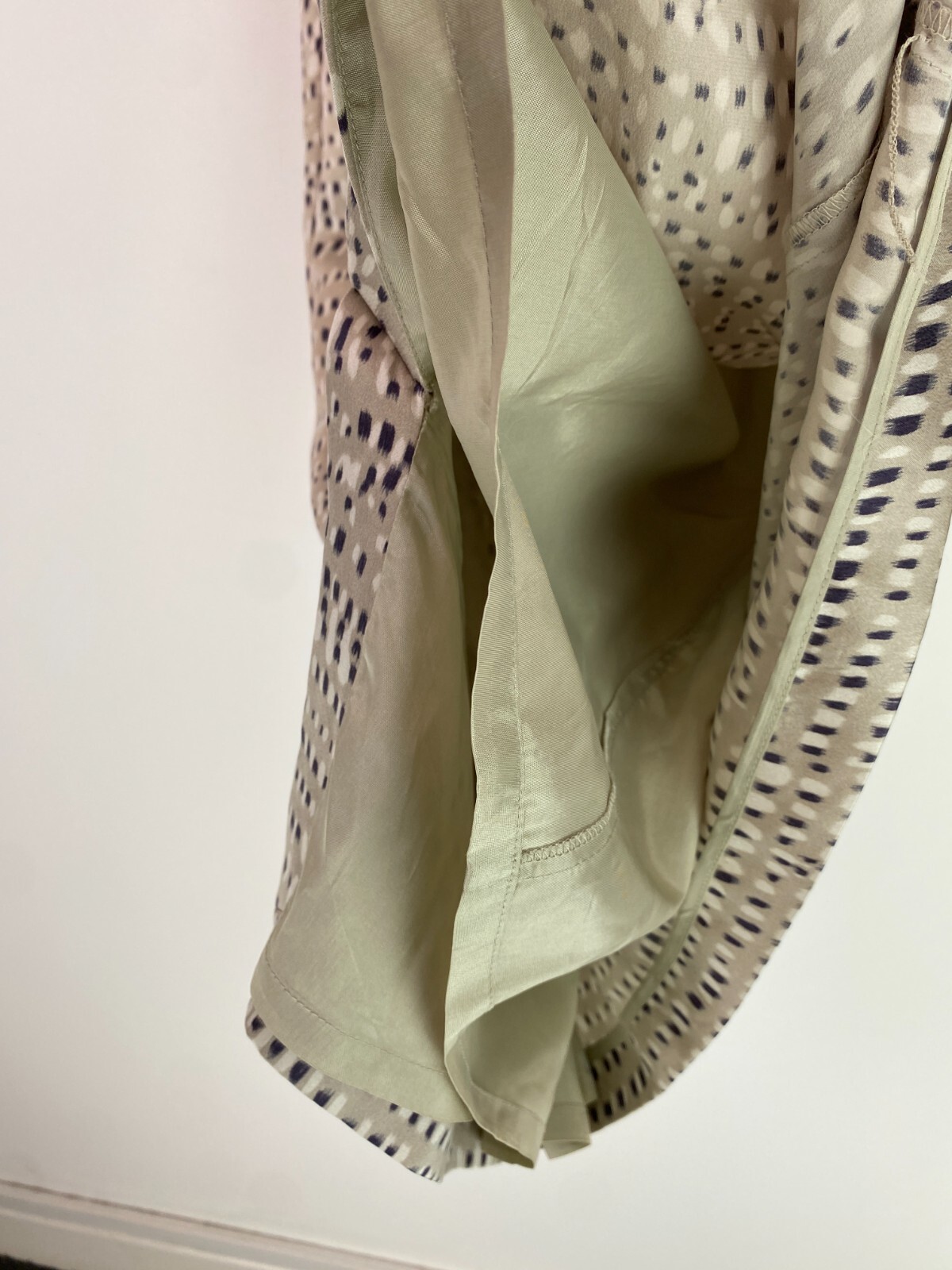 Fenn Wright Manson Beige Black Dot Pattern 100% S… - image 11