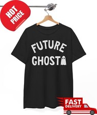 Vtg Future Ghost Funny Halloween Unisex T-Shirt F94890
