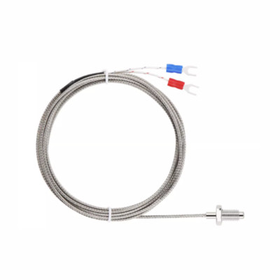 M6/M8 Lead Wire Length 0.2m-5m K-Type Screw Thermocouple Temperature Sensor