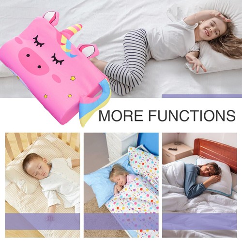 Schlummerkids Kissen, Calmly Kinderkissen 45x27cm, Kinderkopfkissen Einhorn - Bild 10 von 16