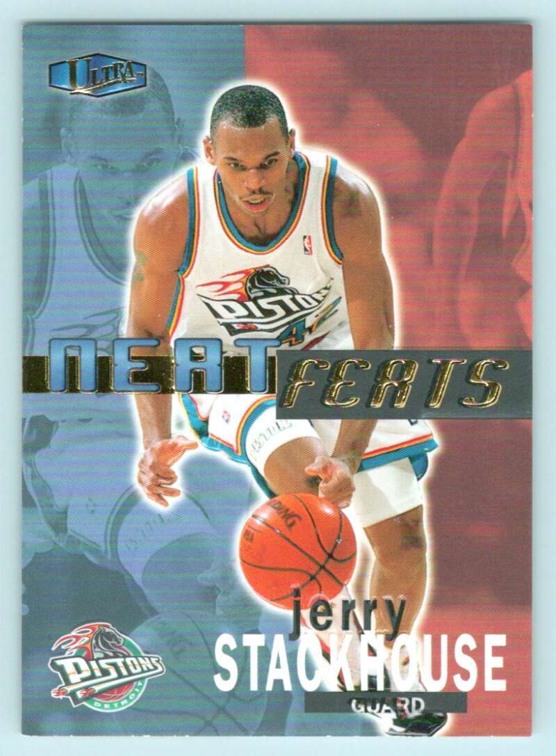1997-98 Fleer Ultra Neat Feats #NF7 Jerry Stackhouse (Insert 1:8 