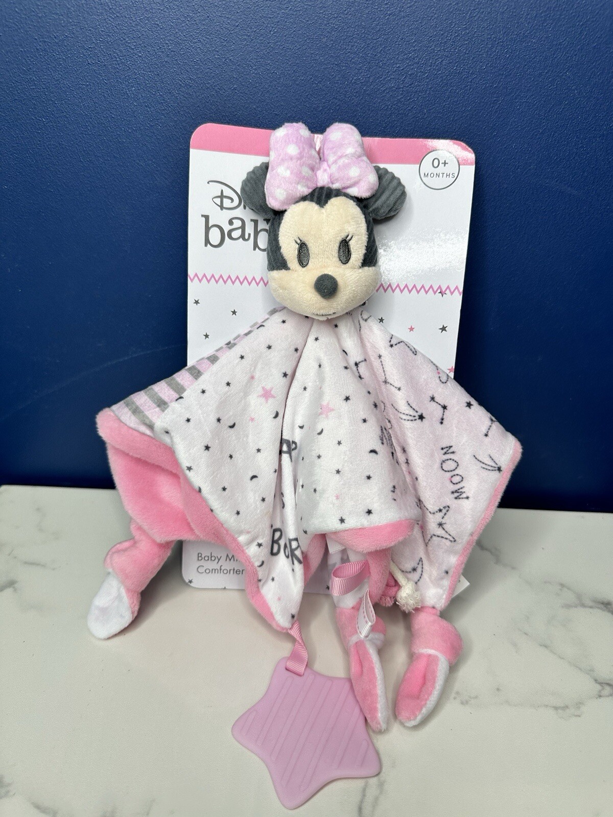 Clementoni 17344 -Disney Baby Minnie Soft Comforter Blanket pink blankie