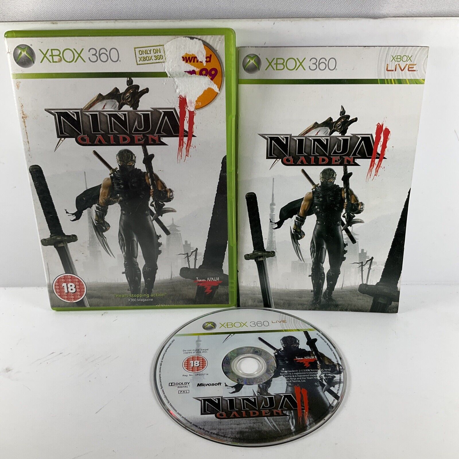 Ninja Gaiden II 2 Xbox 914cm 