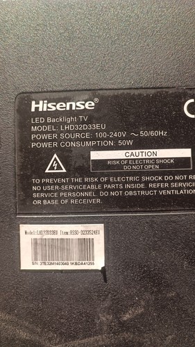 Set Sensor INFRARROJO Botonera Tv Hisense LHD32D33EU RSAG7.820.5538 - Imagen 6 de 6