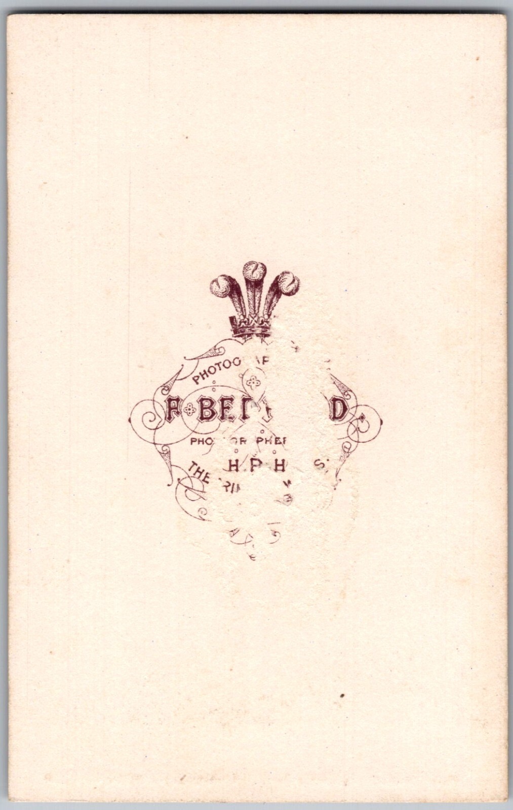 ANTIQUE CDV C. 1860s ST. MARY REDCLIFFE CHURCH INTERRIOR LOOKING EAST BRISTOL UK — additional view