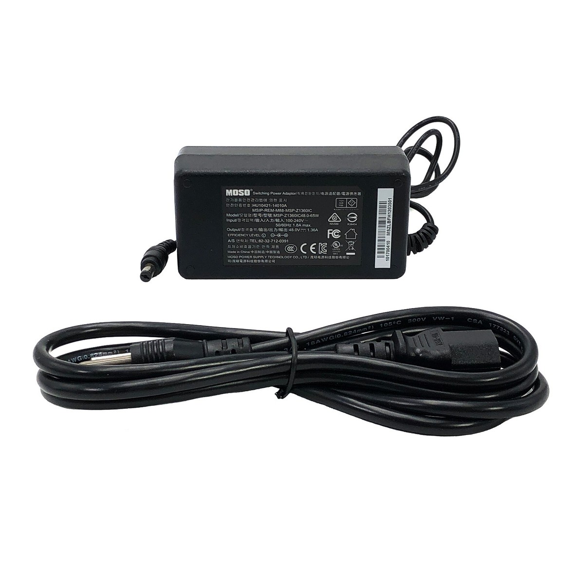 Genuine MOSO Switching Power Adapter MSP-Z1360IC48.0-65W 48V 1.36A