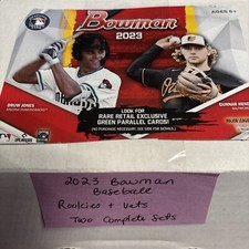 2023 Bowman Baseball 2 Complete Sets Veterans & Rookie Paper Base 1-100
