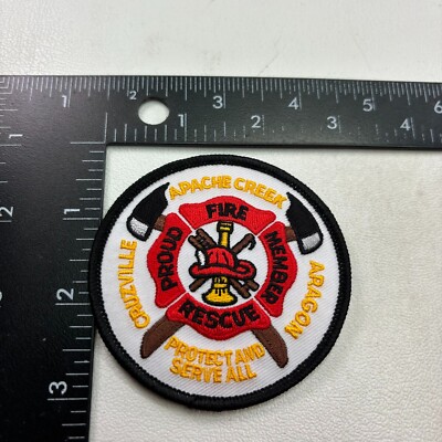 APACHE CREEK FIRE AND RESCUE PROUD MEMBER Patch (Firefighter) 44KC | eBay