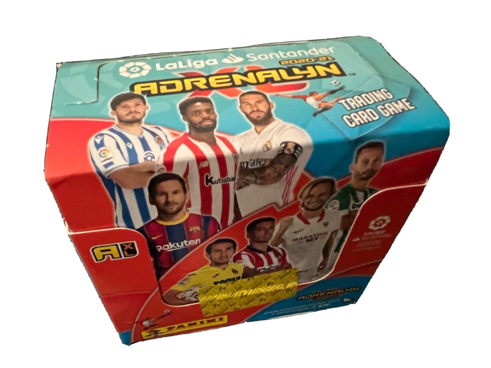 Panini XL Adrenalyn Box Liga Cards Futbol 2020/21 50 Pack RARE Messi Last Season