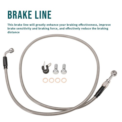 Kit de cable de extensión Softail de 14"" para Harley Deluxe Street Bob 2018-en adelante sin ABS - Imagen 5 de 17