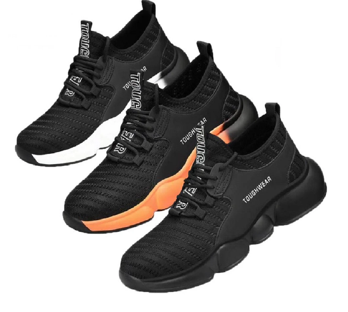 WOMENS STEEL TOE CAP SAFETY SHOCK ABSORBING TRAINERS WOMENS BOOT HIKING SHOES