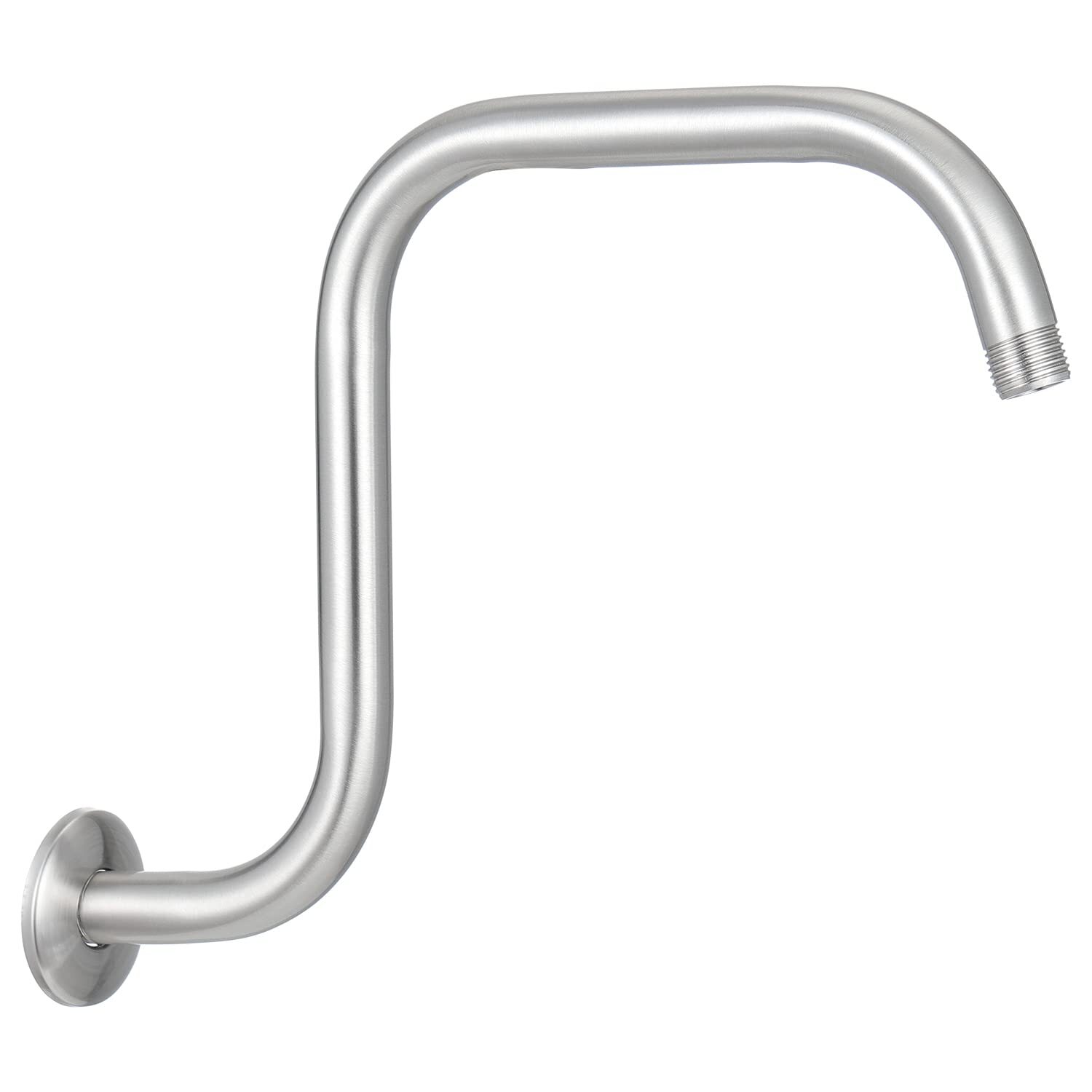 Voolan 13 Inch Shower Extension Arm with Flange S Shaped Rain Shower head Ris...