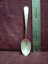 Sterling S KIRK & SON MAYFLOWER OVAL SOUP SPOON 7 3/8"  51 grams  No Monogram